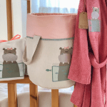 Σετ πετσέτες Baby Girl Hippo D’etre