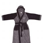 DIMcol ΜΠΟΥΡΝΟΥΖΙ ΠΑΙΔ Cotton 100% HAPPY SMILE  ΓΚΡΙ/ΜΑΥΡΟ