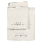 Σετ πετσέτες Art 3175  Σετ 3τμχ  Εκρού   Beauty Home