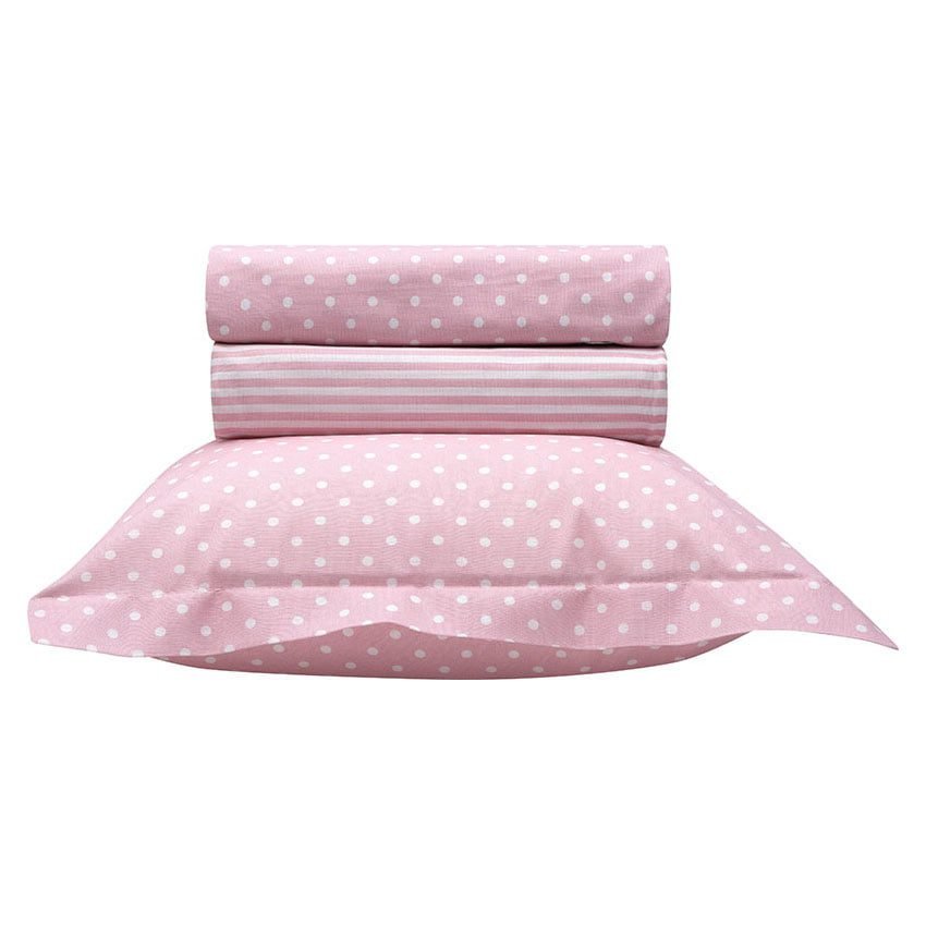 Σετ σεντόνια βρεφικά Art 5132 Pink 120x170 Ροζ   Beauty Home Σετ σεντόνια βρεφικά Art 5132 Pink 120x170 Ροζ   Beauty Home - Image 1
