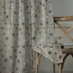 Κουρτίνα Art 6120 280x280 Μπεζ,Κόκκινο,Μπλε Beauty Home - Image 8