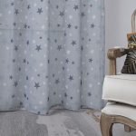 Κουρτίνα Art 6121 280x280 Γαλάζιο,Μπλε Beauty Home - Image 6