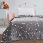 Κουβέρτα μονή φωσφορίζουσα Art 6136  160x220 Γκρι   Beauty Home - Image 2