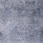 Γραμμικό χαλί γκρι μπλε Ostia 7100/953 - ΡΟΤΟΝΤΑ  1,60x1,60 Colore Colori