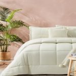 Σετ Πάπλωμα Υπέρδιπλο Primavera Ivory Βελονιά (220x240)