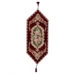 Τραβέρσα 35x90 Δαμάσκο Βελούδο μπορντό