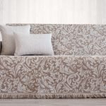 Ριχτάρι Πολυθρόνας (170X170) Cotone Flora εκρού