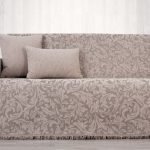 Ριχτάρι πολυθρόνας (170X170) Cotone Flora μπεζ