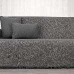 Ριχτάρι πολυθρόνας (170X170) Cotone Flora γκρι