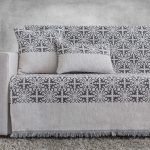 Ριχτάρι πολυθρόνας (170X170) Cotone Hogan εκρού