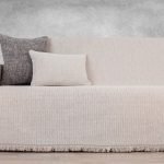 Ριχτάρι πολυθρόνας (170X170) Cotone Lina εκρού