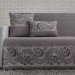 Ριχτάρι πολυθρόνας (170X170) Cotone Rombo έλεφαντ