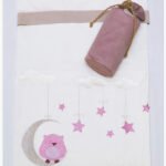 Παπλωματοθήκη Dreamy Owl Ροζ 120x160  Raison D’etre