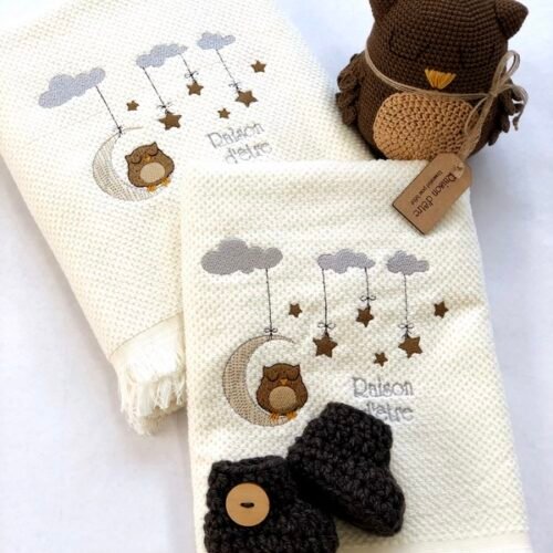 Σετ πετσέτες Μπεζ Dreamy Owl Raison D’etre
