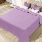 ΚΟΥΒΕΡΤΑ ΥΠΕΡΔΙΠΛΗ 220X240 PIERRE CARDIN NANCY STER 545 LILA(21)
