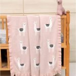 Κουβέρτα bebe Lama Toy Pink (100x120)