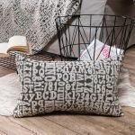 Μαξιλαροθήκη Letters 03 - 30x50cm