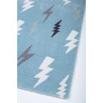 Παιδικό χαλί κεραυνοί Diamond Kids 8471/95 - ΡΟΤΟΝΤΑ  1,60x1,60 Colore Colori - Image 2