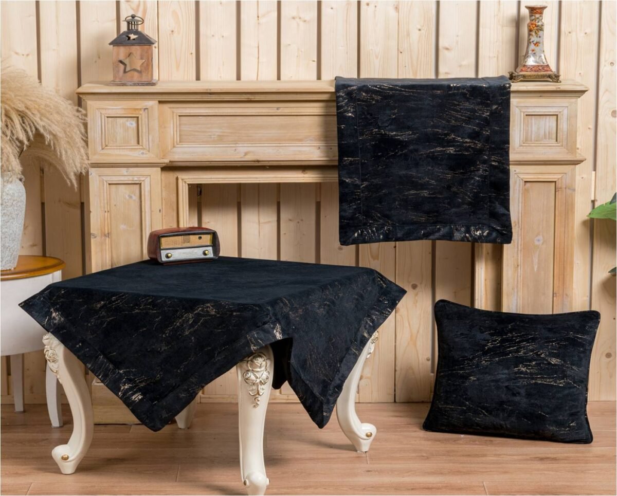 Μαξιλάρι με γέμιση PLS-TB2206 (Black) (45x45) - Image 1