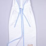 ΚΑΠΑ bebe SLEEPING BEARS CUB 11 75X85 ΛΕΥΚΟ/ΣΙΕΛ Cotton 100%