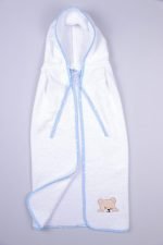 ΚΑΠΑ bebe SLEEPING BEARS CUB 11 75X85 ΛΕΥΚΟ/ΣΙΕΛ Cotton 100%