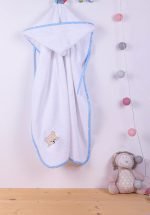 ΚΑΠΑ bebe SLEEPING BEARS CUB 11 75X85 ΛΕΥΚΟ/ΣΙΕΛ Cotton 100% - Image 2