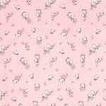 ΠΑΝΑ ΦΑΝΕΛΑ bebe Birds 15 80Χ80 Pink Flannel cotton 100%
