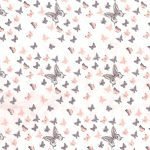 ΠΑΝΑ ΧΑΣΕΣ bebe Butterfly 61 80Χ80 Coral Cotton 100%