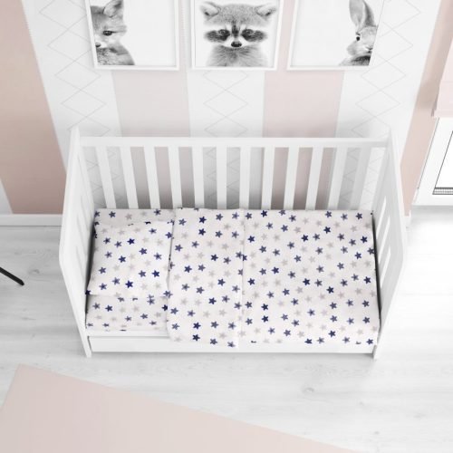 ΠΑΠΛΩΜΑΤΟΘΗΚΗ ΕΜΠΡΙΜΕ bebe Star 102 120Χ160 Blue Cotton 100%
