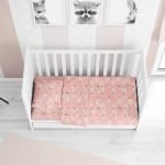 ΚΑΤΩΣΕΝΤΟΝΟ ΜΕ ΛΑΣΤΙΧΟ bebe Smile 82 0,70X1,40X0,15 Coral Cotton 100%