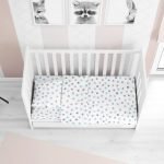 ΚΑΤΩΣΕΝΤΟΝΟ ΜΕ ΛΑΣΤΙΧΟ bebe Star 104 0,70X1,40X0,15 Sky blue Cotton 100%