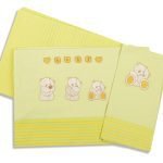 ΣΕΝΤΟΝΙΑ ΣΕΤ 3 τεμ bebe ΑΡΚΟΥΔΑΚΙΑ 110 120Χ170 ΛΑΧ/ΚΙΤΡ/ΦΥΣΤΙΚΙ Cotton 100%