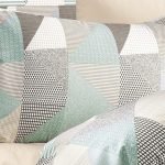 ΜΑΞΙΛΑΡΟΘΗΚΗ ΕΜΠΡΙΜΕ Geometrical 330 50Χ70 Green-Beige Flannel cotton 100%