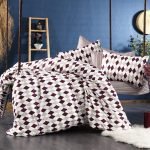 ΠΑΠΛΩΜΑΤΟΘΗΚΗ ΕΜΠΡΙΜΕ  Diamond 326 220Χ240 Burgundy Flannel cotton 100%