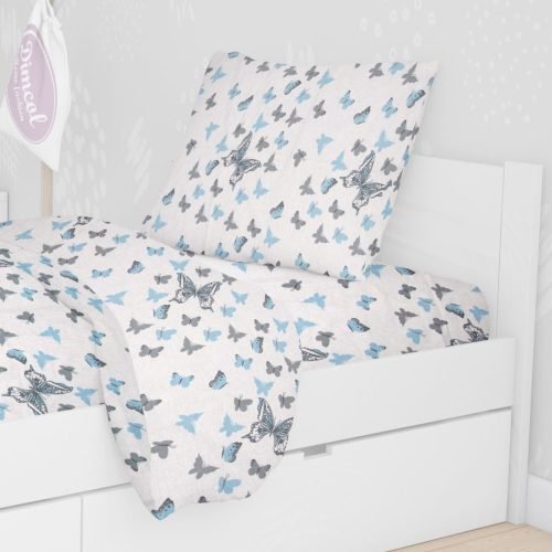 ΜΑΞΙΛΑΡΟΘΗΚΗ ΕΜΠΡΙΜΕ kids Butterfly 56 50Χ70 Sky blue Cotton 100%