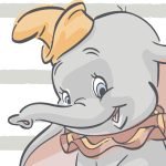ΠΕΤΣΕΤΑ ΘΑΛΑΣΣΗΣ ΒΕΛΟΥΤΕ DISNEY Dumbo 14 70X140 Digital Print Cotton 100%