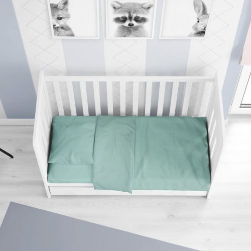 ΚΑΤΩΣΕΝΤΟΝΟ ΜΕ ΛΑΣΤΙΧΟ bebe Solid 497 0,70X1,40X0,15 Aqua Cotton 100%
