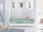 ΚΑΤΩΣΕΝΤΟΝΟ ΜΕ ΛΑΣΤΙΧΟ bebe Solid 497 0,70X1,40X0,15 Aqua Cotton 100% - Image 2