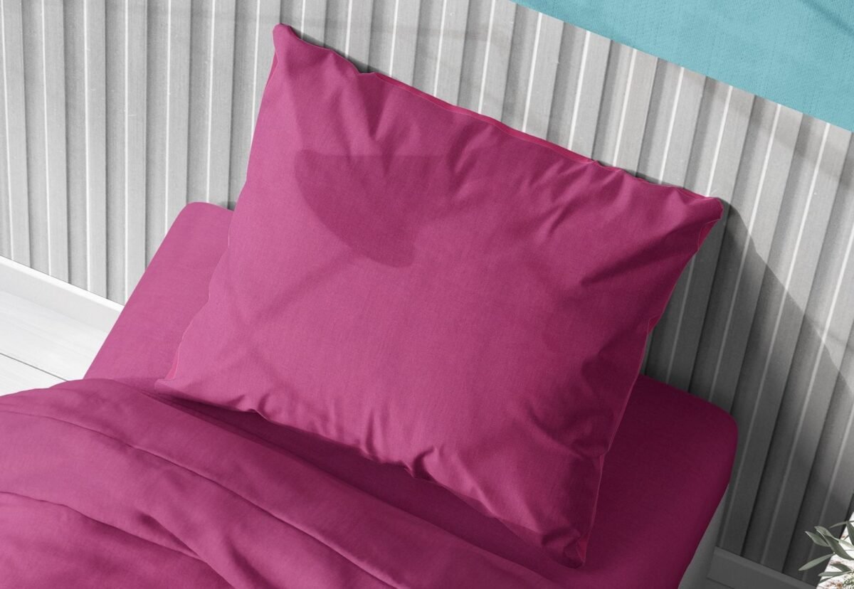 0003499_Sku_1930813106249930 ΜΑΞΙΛΑΡΟΘΗΚΗ Solid 499 50Χ70 Fuchsia Cotton 100% - Image 1