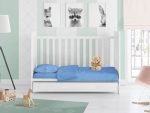 ΣΕΝΤΟΝΙΑ ΣΕΤ 3 τεμ bebe Solid 498 120Χ160 Sky blue Cotton 100% - Image 2