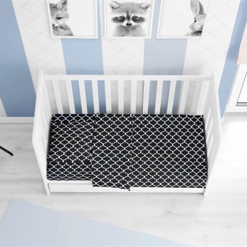 ΠΑΠΛΩΜΑ ΕΜΠΡΙΜΕ bebe Windows 175 120Χ160 Dark blue-White Cotton 100%