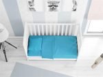 ΠΑΠΛΩΜΑ bebe Solid 493 120Χ160 Turquoise Cotton 100% - Image 2