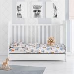 ΚΑΤΩΣΕΝΤΟΝΟ ΜΕ ΛΑΣΤΙΧΟ bebe Reach the stars 191 0,70X1,40X0,15 Sky blue Cotton 100%