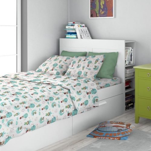 ΣΕΝΤΟΝΙΑ ΕΜΠΡΙΜΕ ΣΕΤ 3 τεμ kids Reach the stars 192 160Χ240 Green Cotton 100%