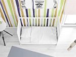 ΠΑΠΛΩΜΑΤΟΘΗΚΗ bebe Solid 491 120Χ160 White Cotton 100% - Image 2