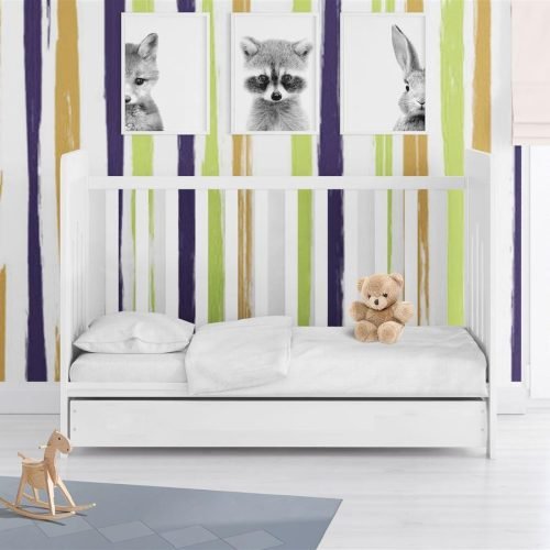 ΚΑΤΩΣΕΝΤΟΝΟ ΜΕ ΛΑΣΤΙΧΟ bebe Solid 491 0,70X1,40X0,15 White Cotton 100%