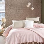 ΚΟΥΒΕΡΤΑ ΠΙΚΕ Dobby 220Χ240 English rose Cotton 100%