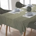 ΑΛΕΚΙΑΣΤΟ ΣΕΤ 2 τεμ (ΤΡΑΠ/ΛΟ 140Χ140/ΤΡΑΒΕΡΣΑ 40Χ140) Panama Olive Cott/Pol 70/30