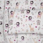 ΜΑΞΙΛΑΡΟΘΗΚΗ ΕΜΠΡΙΜΕ bebe Lily & Deer 179 35Χ45 White-Pink Cotton 100%
