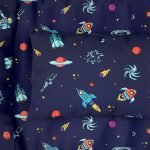 ΜΑΞΙΛΑΡΟΘΗΚΗ ΕΜΠΡΙΜΕ bebe Space 189 35Χ45 Blue Cotton 100%